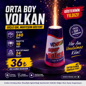 Toptan Koli Orta Boy Volkan Satışı - Venüs Marka Konik 667